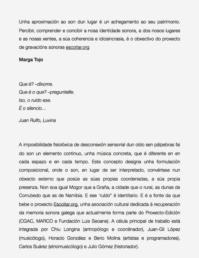 Entrevista Escoitar.org Galiza Hoxe