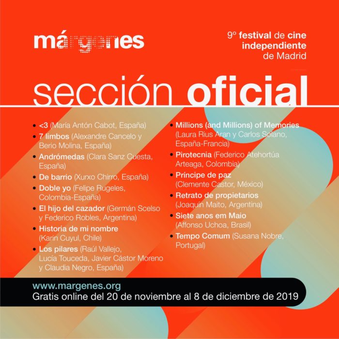 Sección Oficial IX Festival de Cine Independiente de Madrid Márgenes